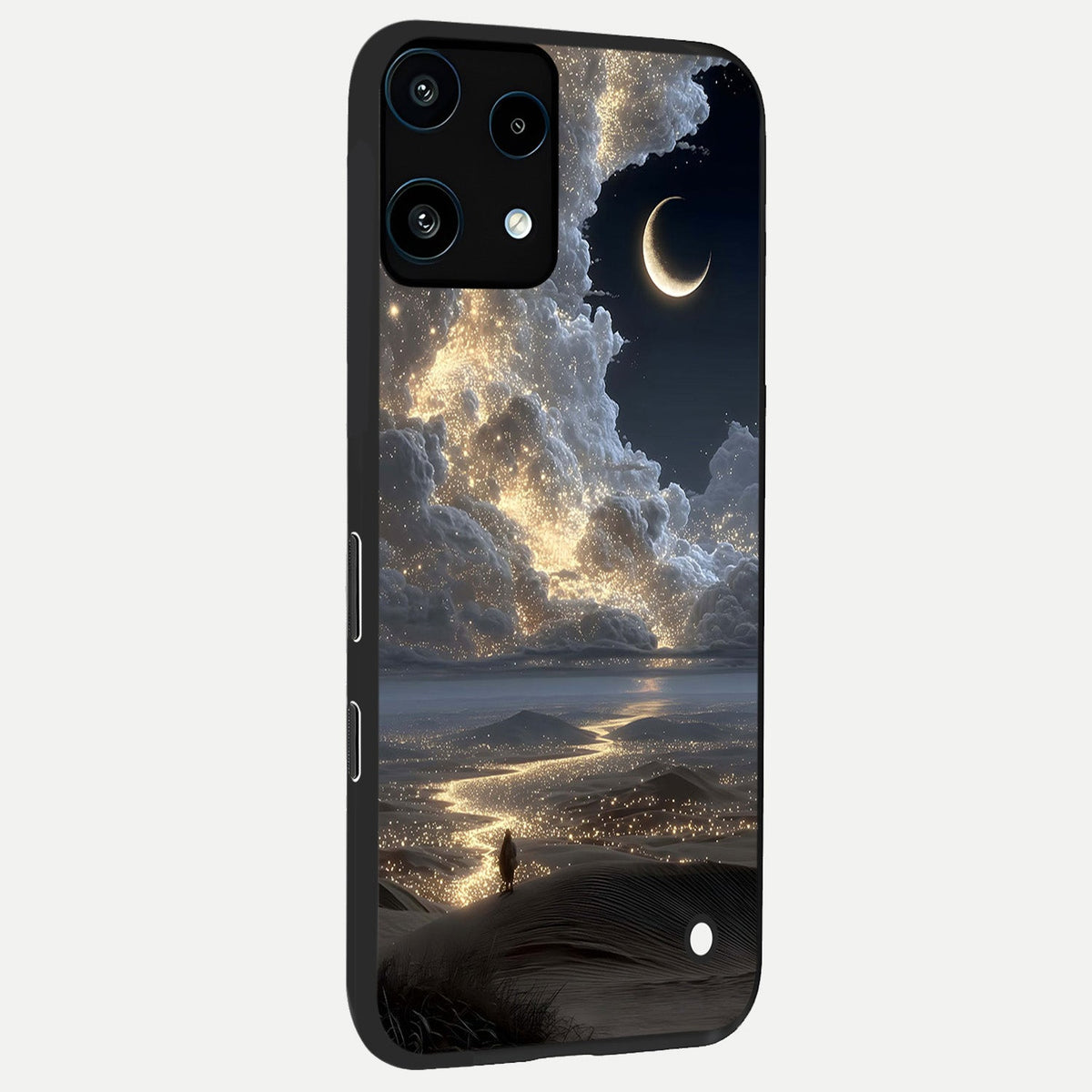 Moonlight Spark Path back cover For Nothing Phone 3A Lite slim fit glass case with vibrant aesthetic design