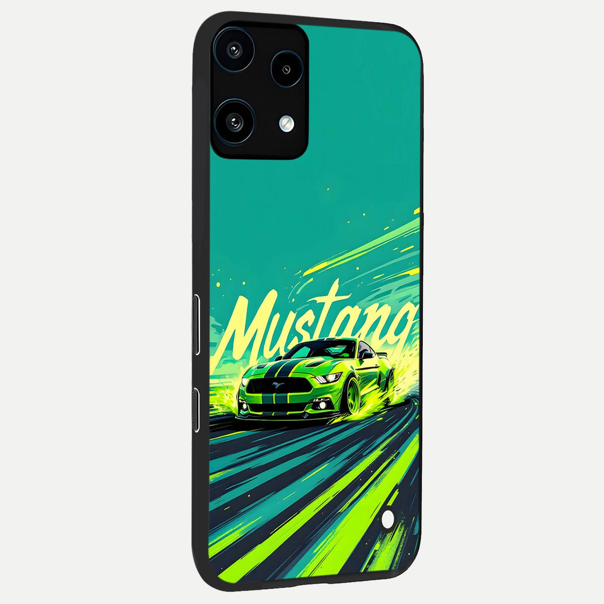 Mustang Bang back cover For Nothing Phone 3A Lite slim fit glass case with vibrant aesthetic design