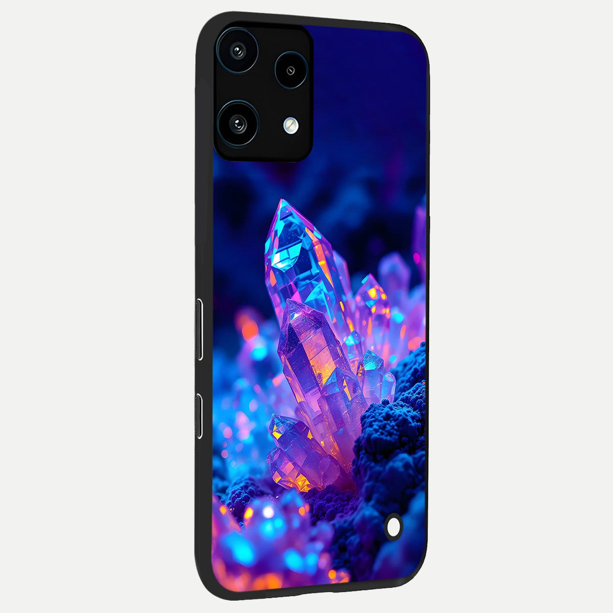 Neon Aura Shards back cover For Nothing Phone 3A Lite slim fit glass case with vibrant aesthetic design