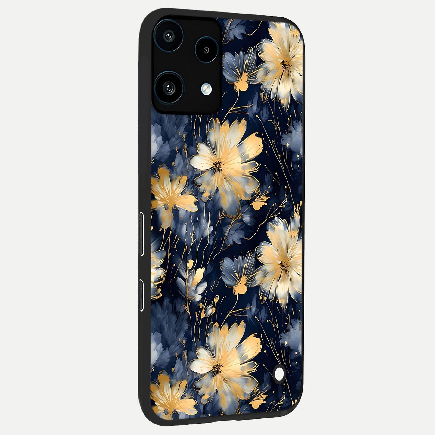 Royal Petal Dream back cover For Nothing Phone 3A Lite slim fit glass case with vibrant aesthetic design