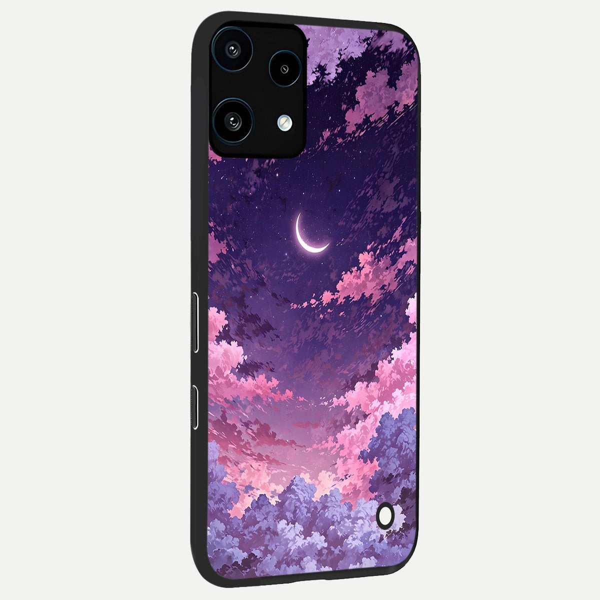 Sky Drift Clouds back cover For Nothing Phone 3A Lite slim fit glass case with vibrant aesthetic design