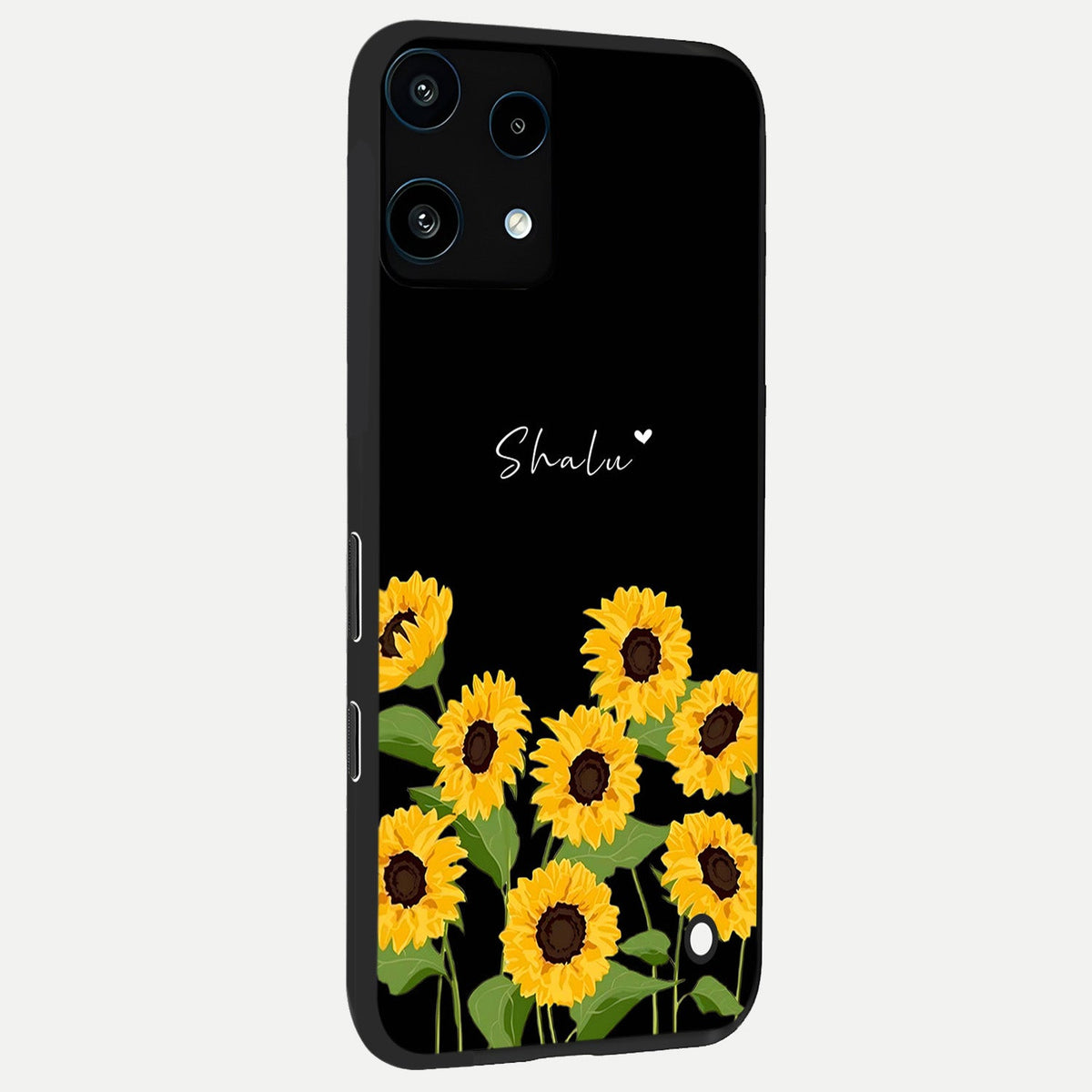 Sunflower Sky Bloom back cover For Nothing Phone 3A Lite slim fit glass case with vibrant aesthetic design