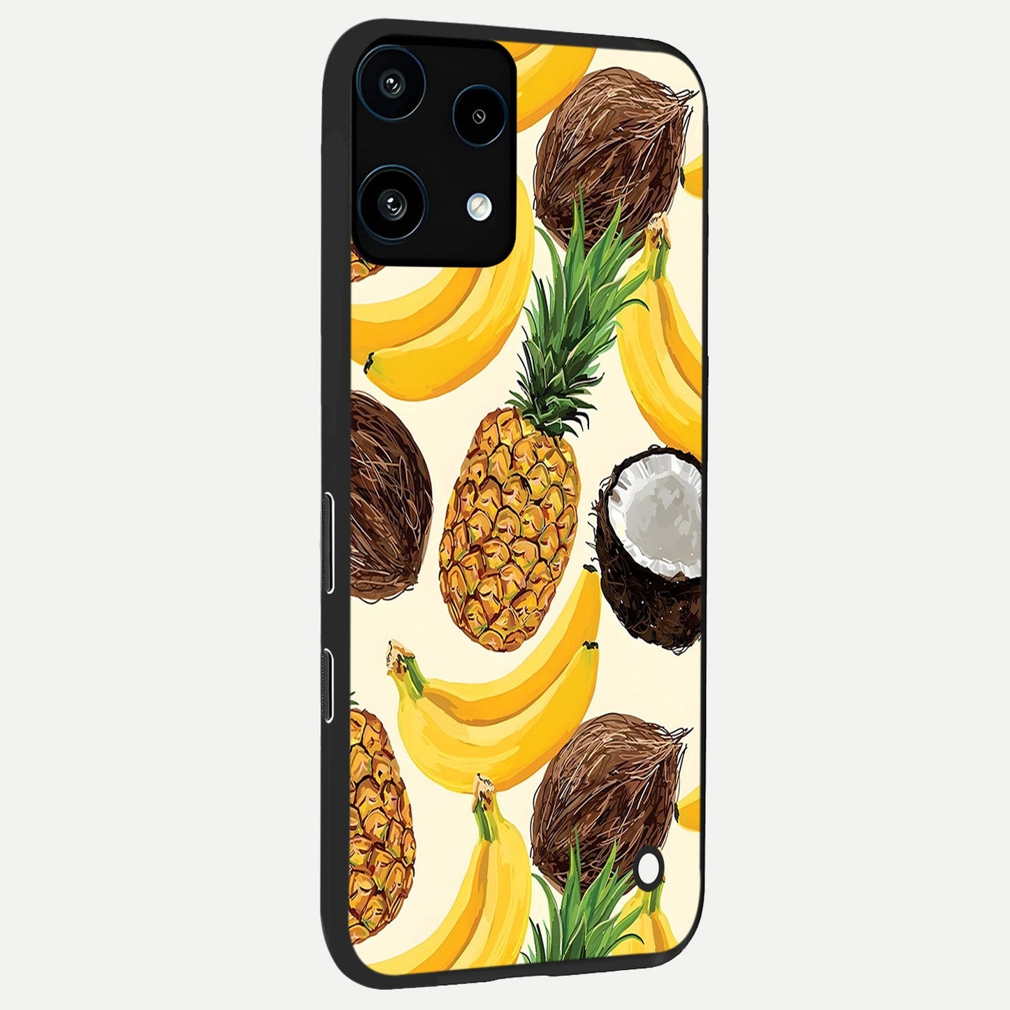 Tropical Fruit Mood back cover For Nothing Phone 3A Lite slim fit glass case with vibrant aesthetic design
