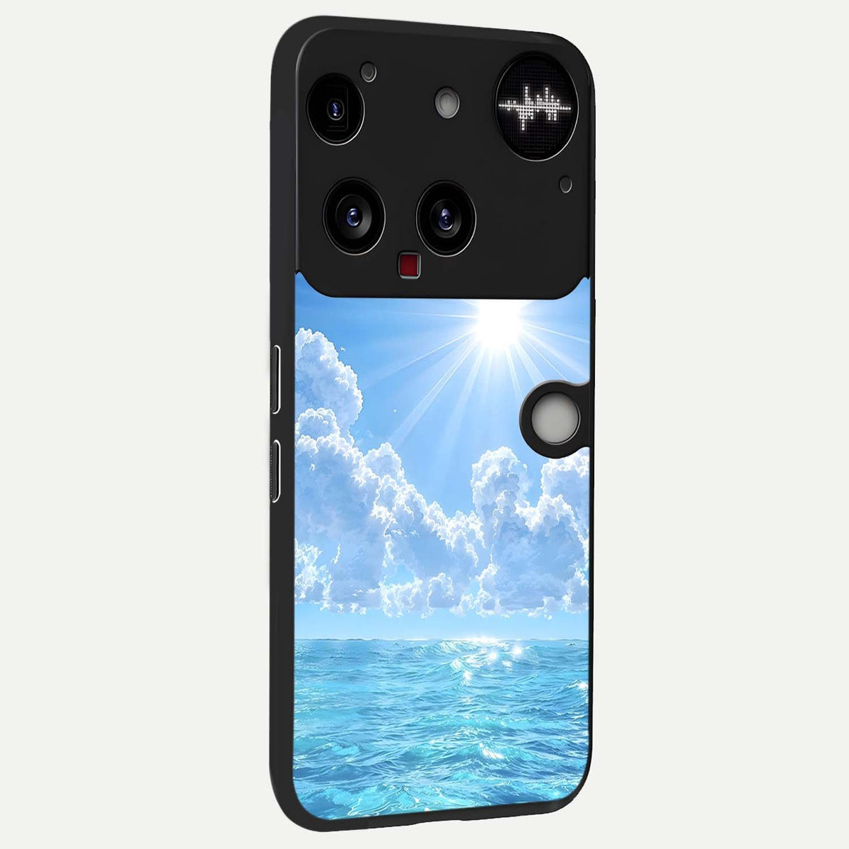 Endless Ocean Horizon back cover For Nothing Phone 3 slim fit glass case with vibrant aesthetic design