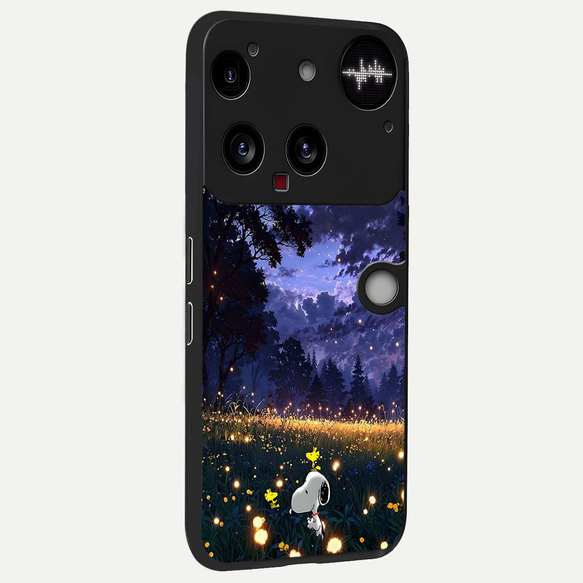 Firefly Meadow Magic back cover For Nothing Phone 3 slim fit glass case with vibrant aesthetic design