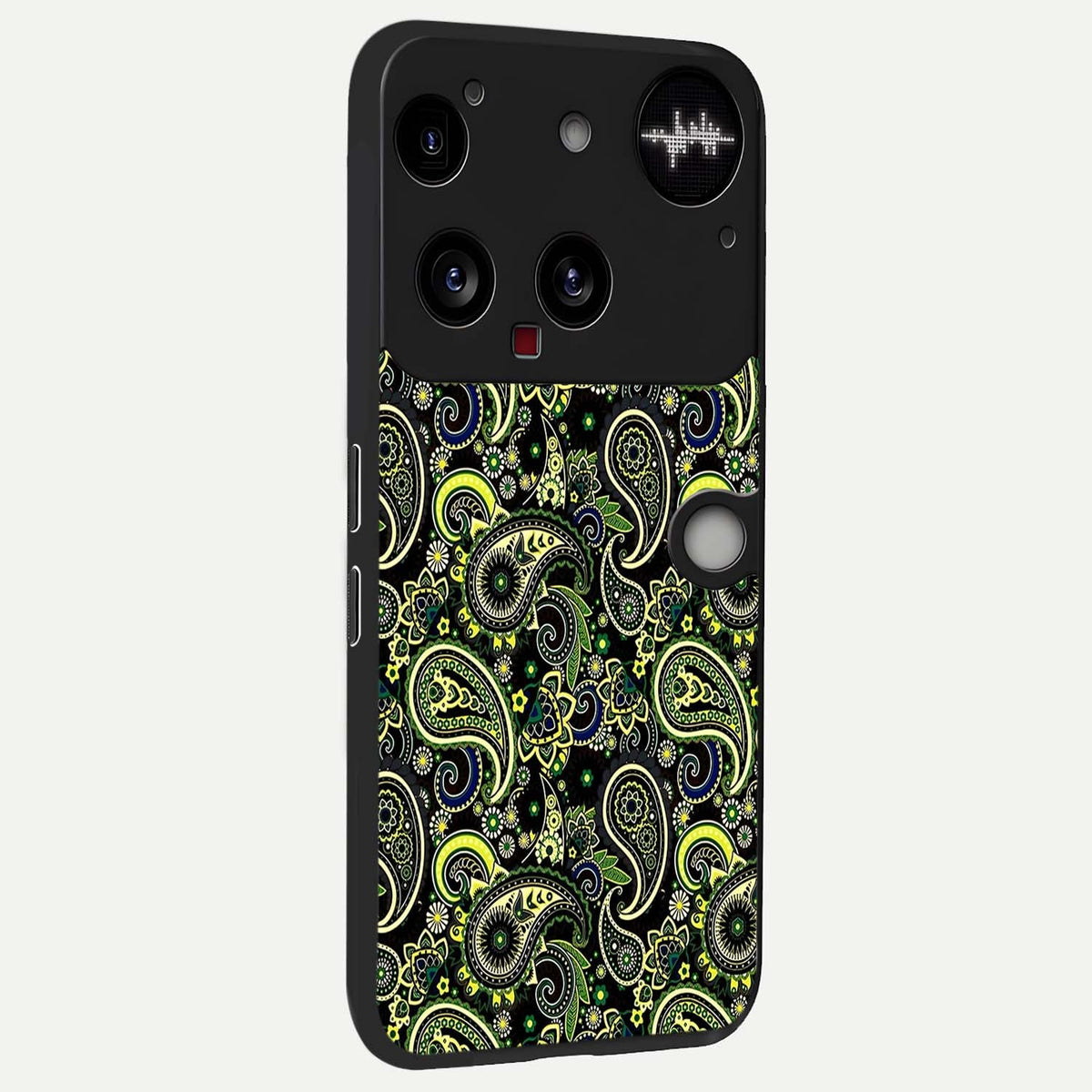 Green Lemon back cover For Nothing Phone 3 slim fit glass case with vibrant aesthetic design