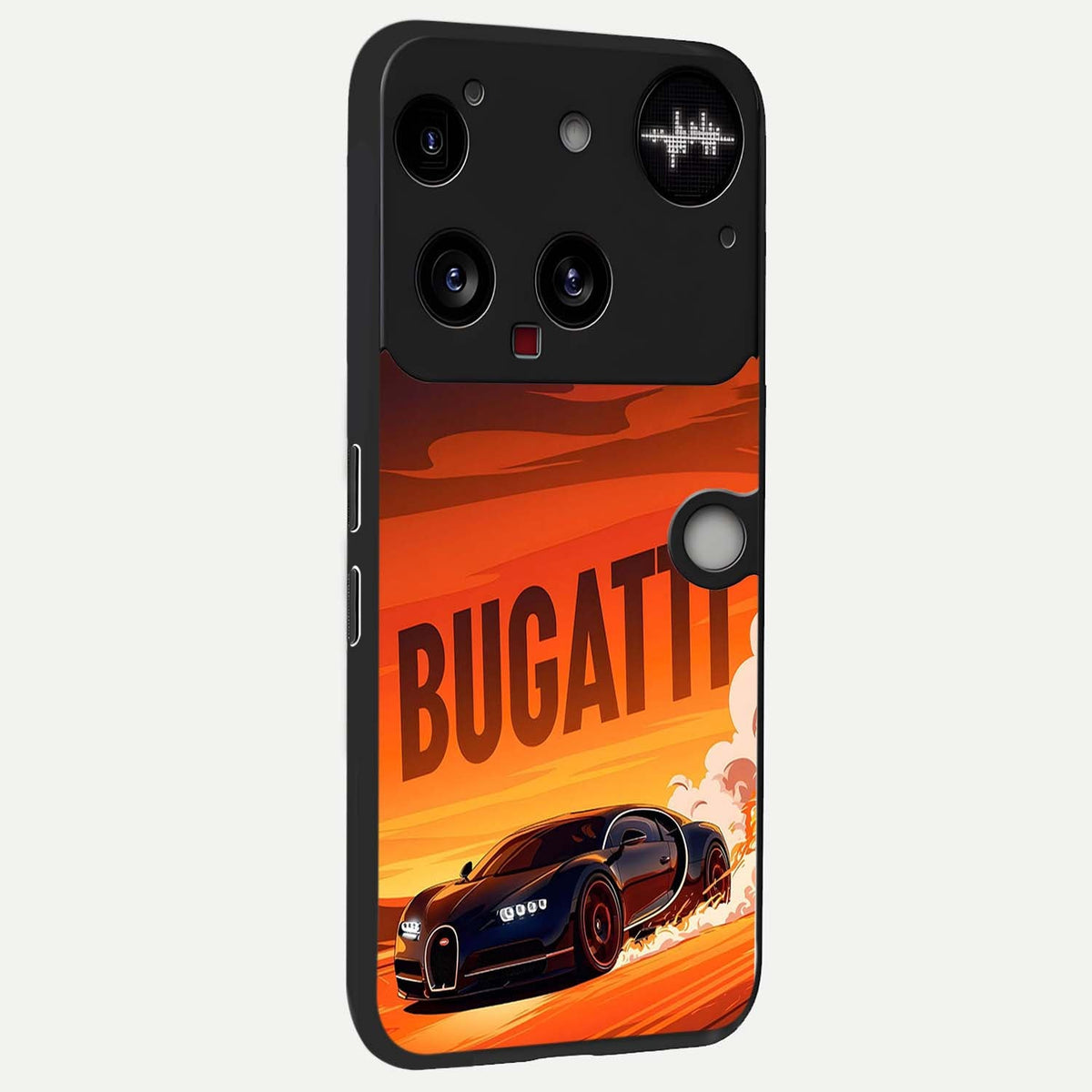 Inferno Bugatti Storm back cover For Nothing Phone 3 slim fit glass case with vibrant aesthetic design