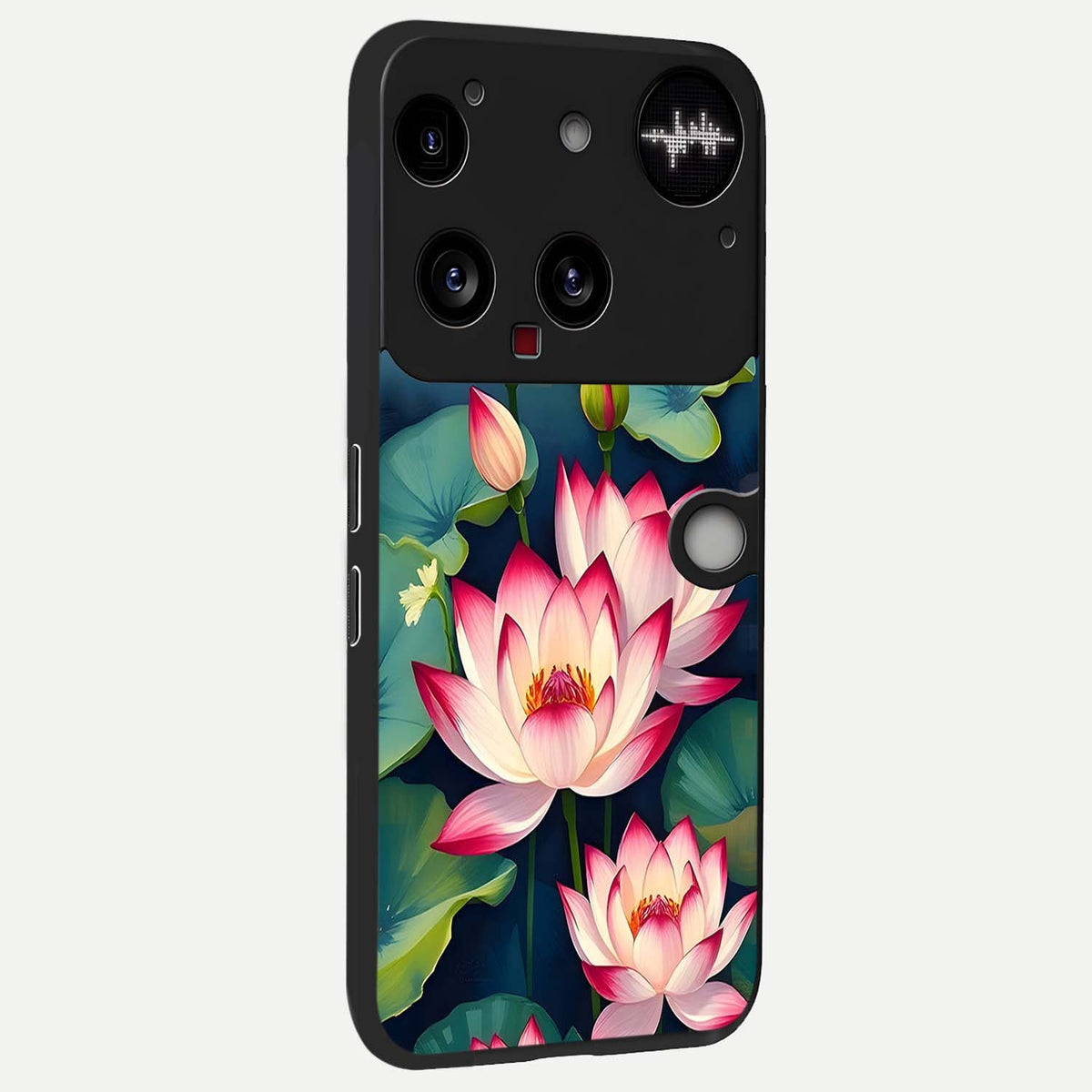 Lotus Dream Serenity back cover For Nothing Phone 3 slim fit glass case with vibrant aesthetic design