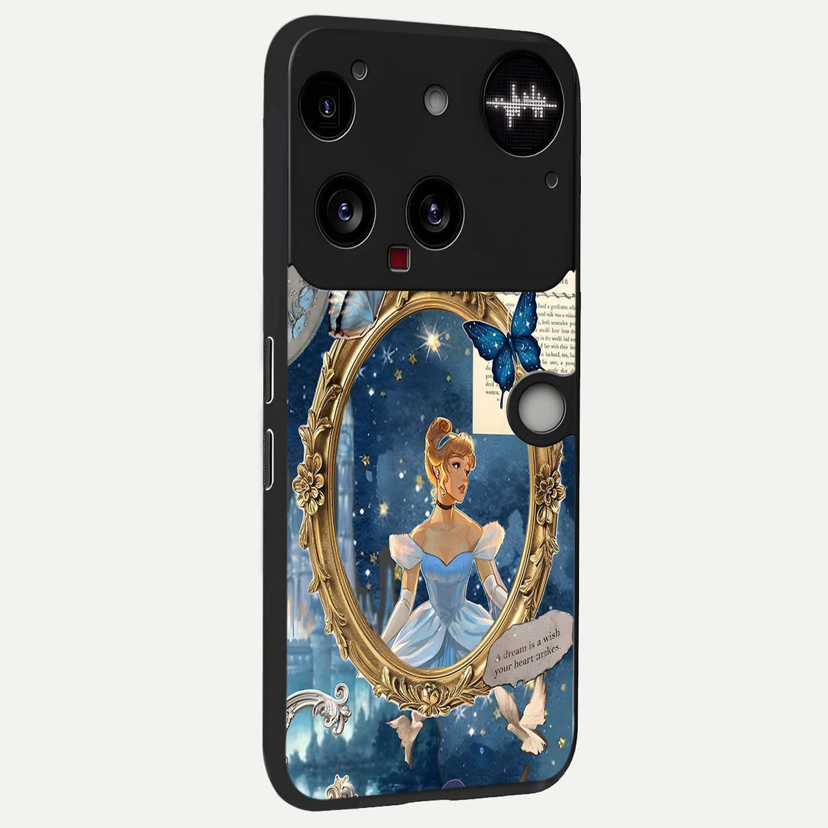 Midnight Queen back cover For Nothing Phone 3 slim fit glass case with vibrant aesthetic design