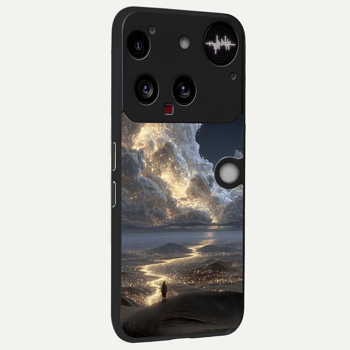 Moonlight Spark Path back cover For Nothing Phone 3 slim fit glass case with vibrant aesthetic design