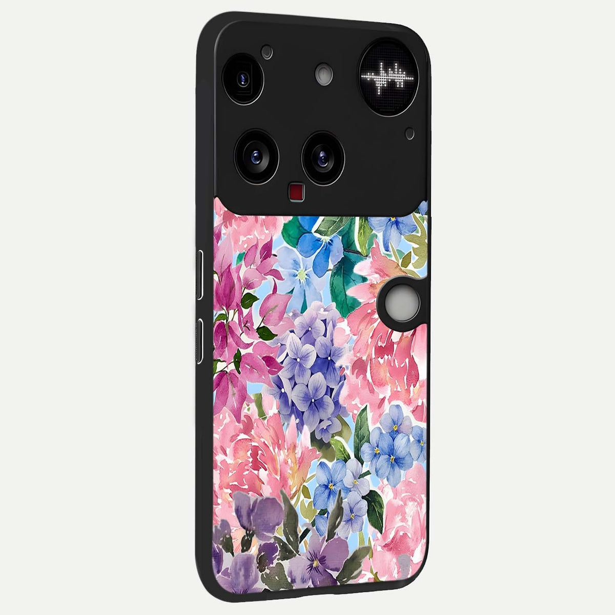 Pastel Floral Mix back cover For Nothing Phone 3 slim fit glass case with vibrant aesthetic design