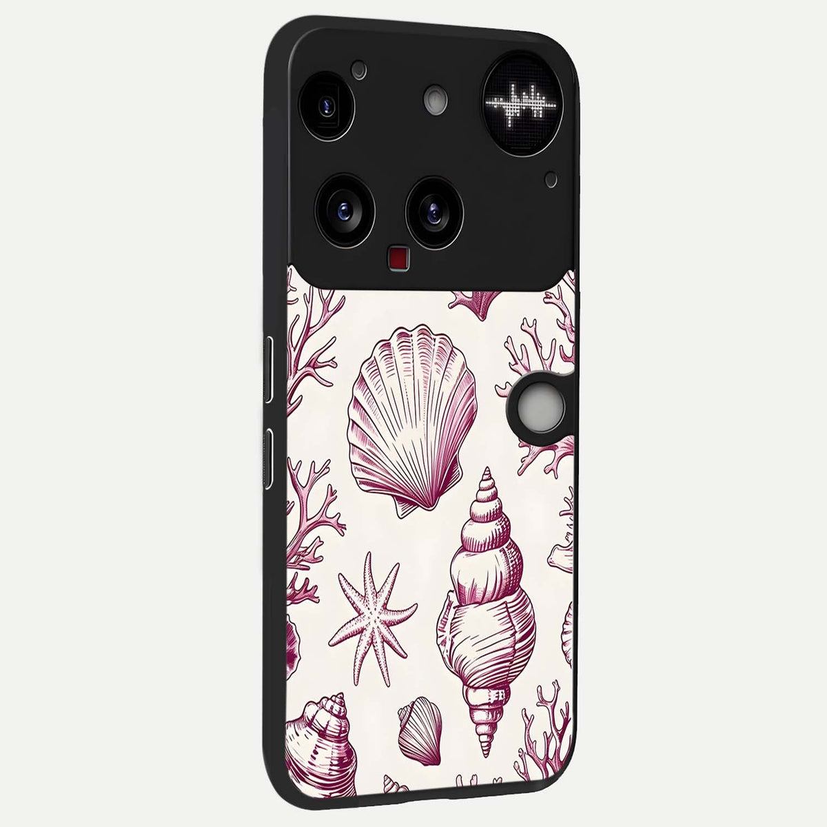 Pink Power Sparks back cover For Nothing Phone 3 slim fit glass case with vibrant aesthetic design