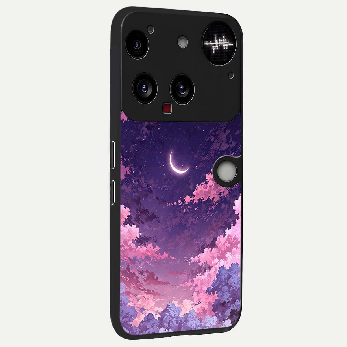 Sky Drift Clouds back cover For Nothing Phone 3 slim fit glass case with vibrant aesthetic design