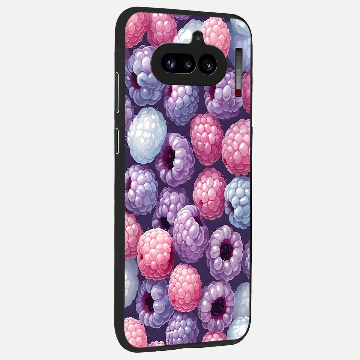 Berry Candy Pop back cover For Nothing Phone 4A slim fit glass case with vibrant aesthetic design