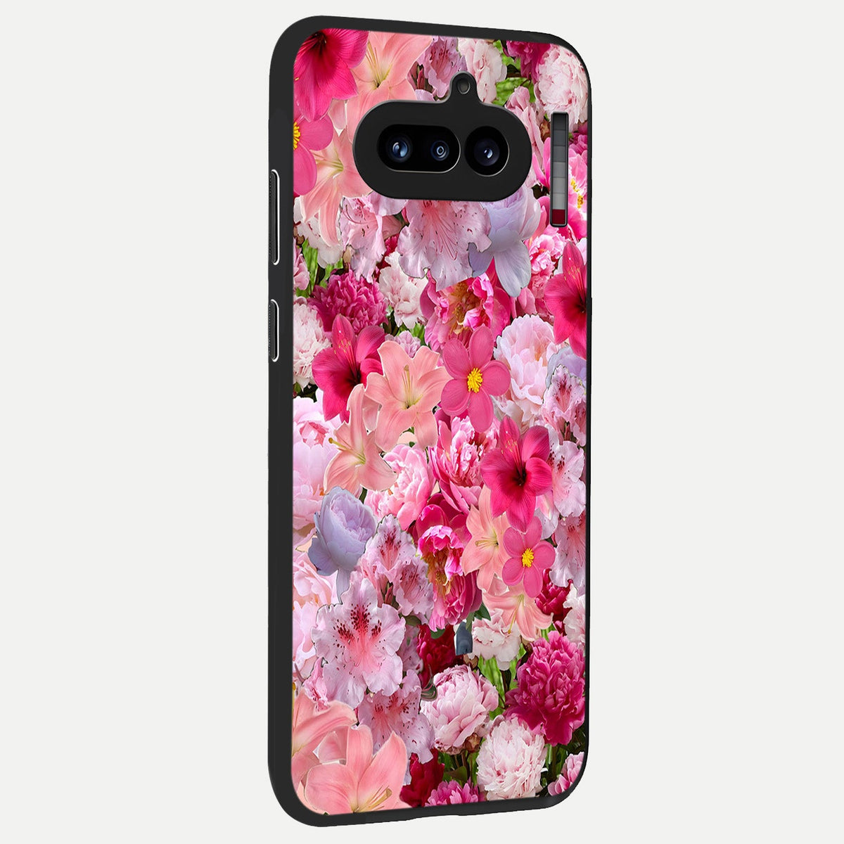 Bloom Crush Fantasy back cover For Nothing Phone 4A slim fit glass case with vibrant aesthetic design