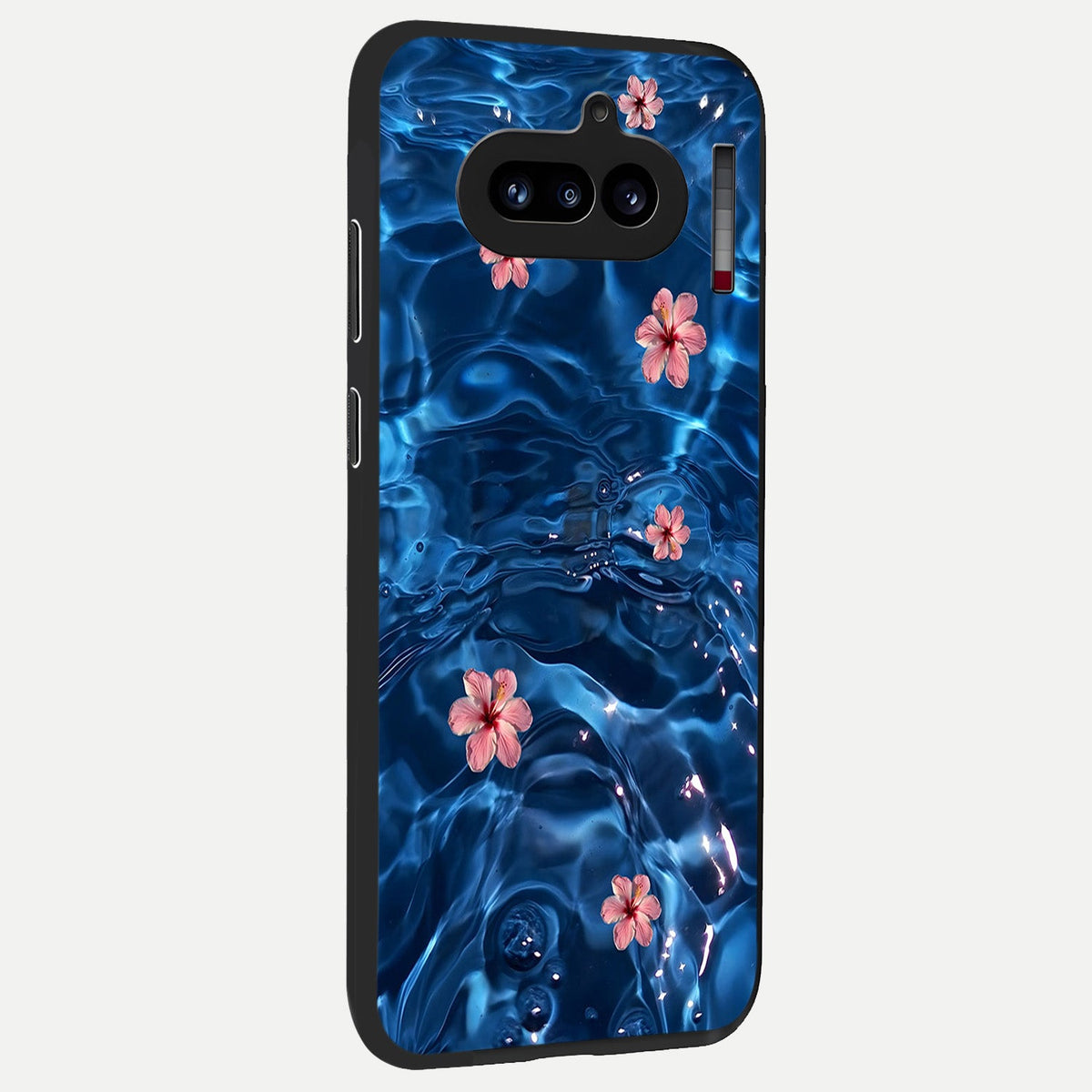 Bloom Thread Art back cover For Nothing Phone 4A slim fit glass case with vibrant aesthetic design