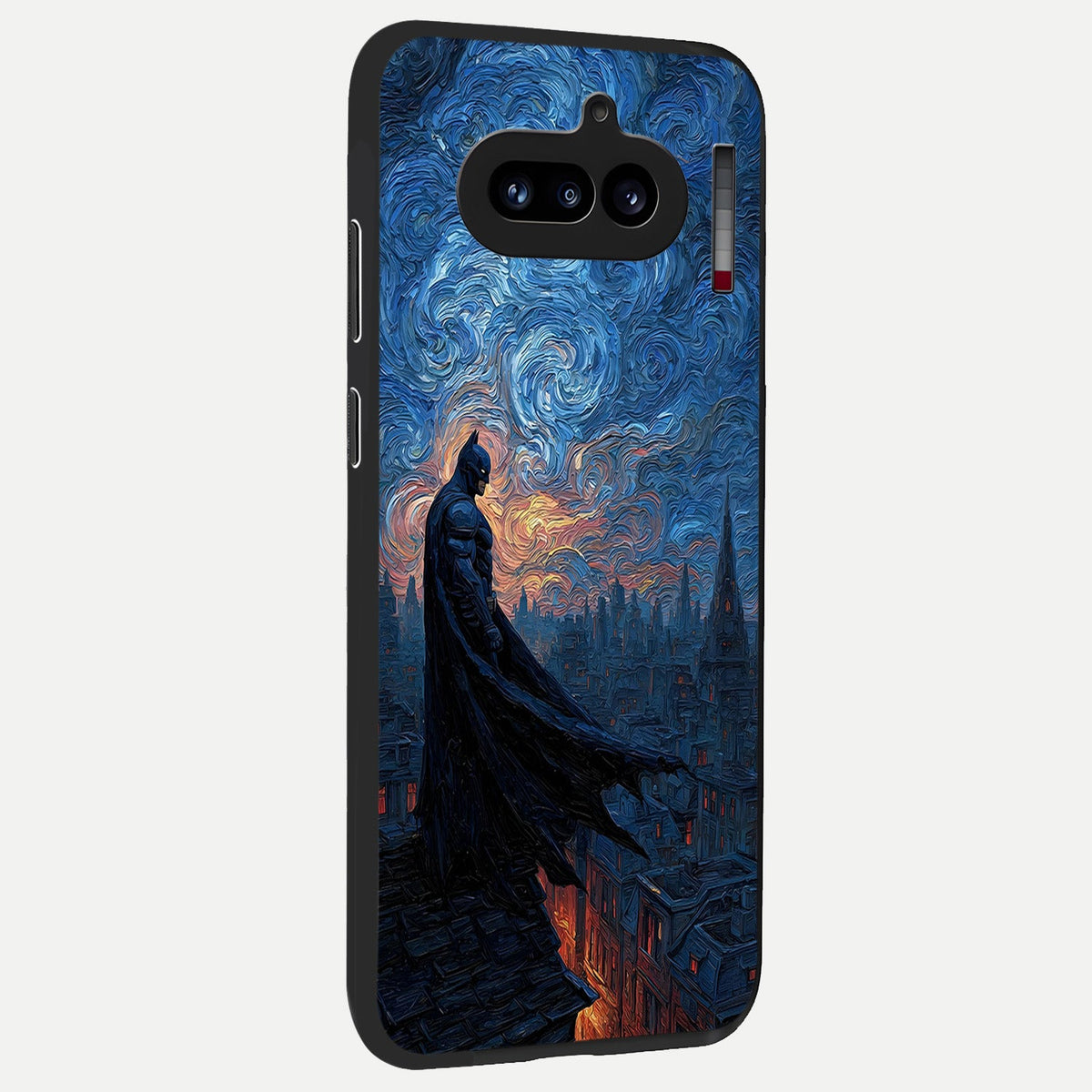 Dark Knight Dusk back cover For Nothing Phone 4A slim fit glass case with vibrant aesthetic design
