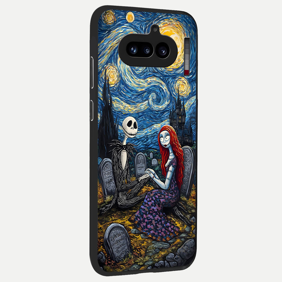 Eternal Night Love back cover For Nothing Phone 4A slim fit glass case with vibrant aesthetic design