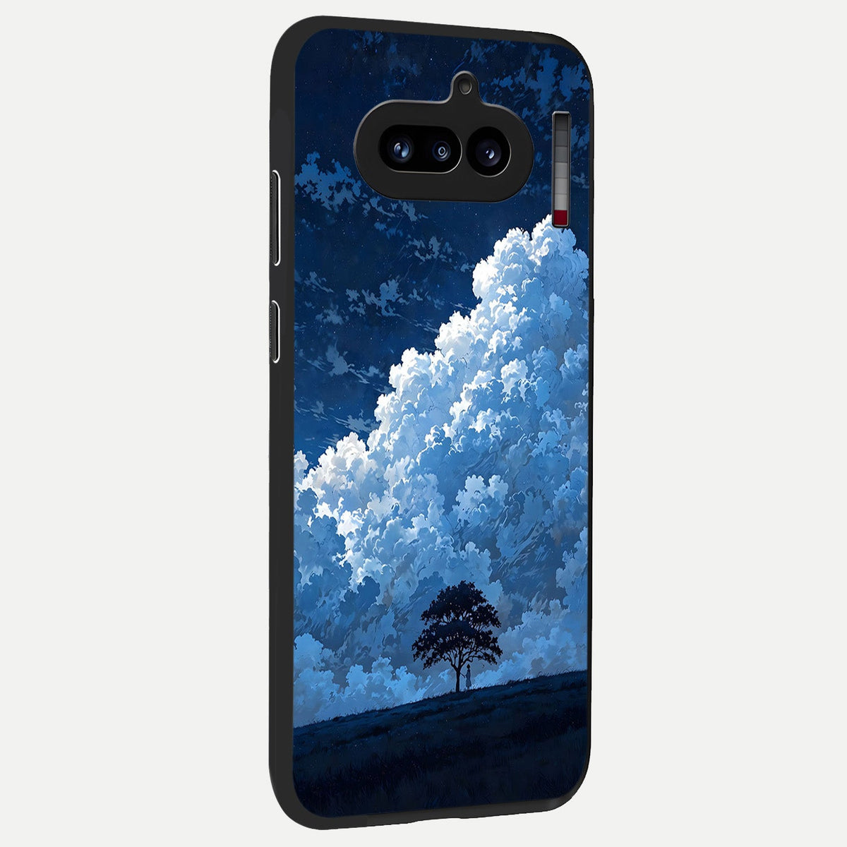 Midnight Sky Serenity back cover For Nothing Phone 4A slim fit glass case with vibrant aesthetic design