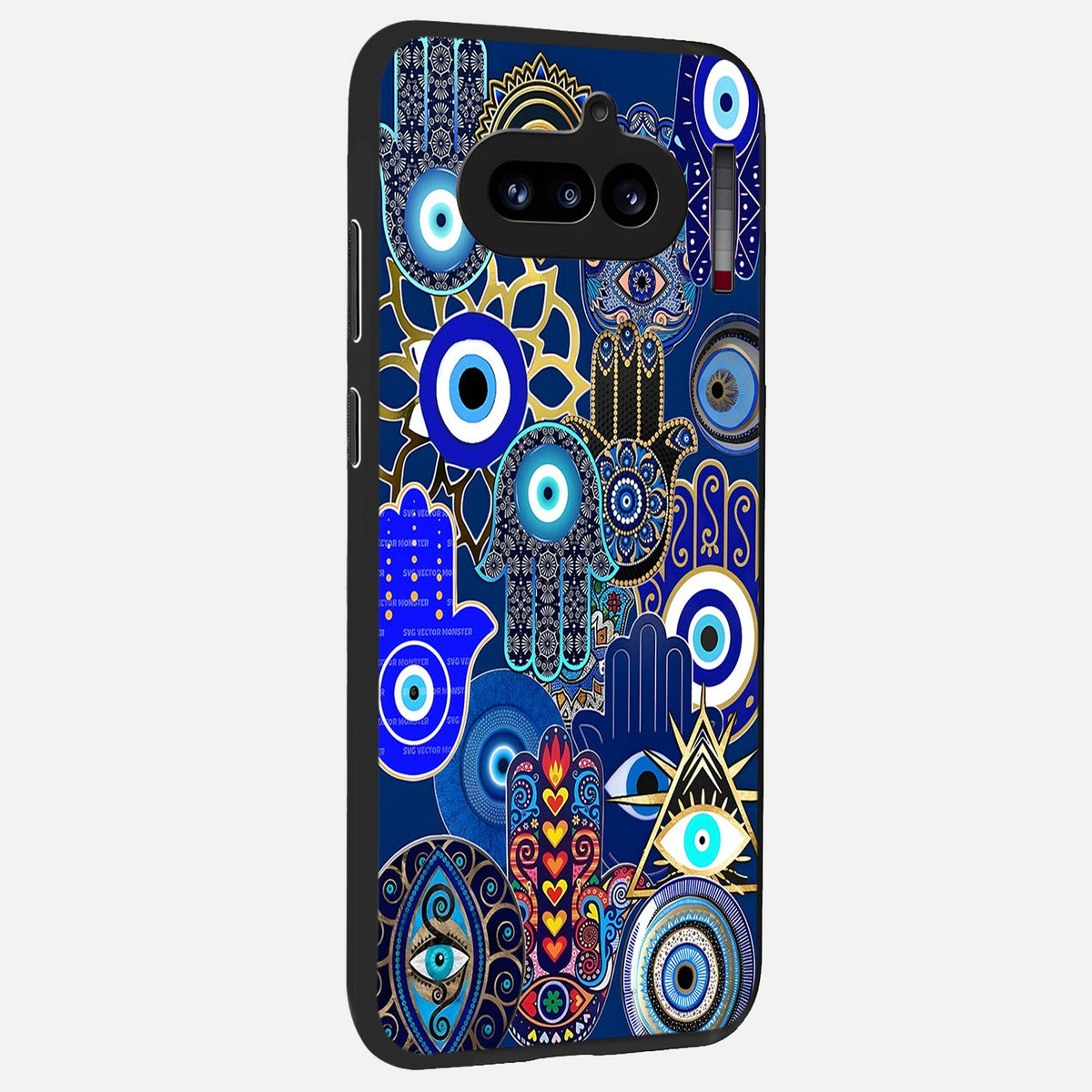 Mystic Palm Guard back cover For Nothing Phone 4A slim fit glass case with vibrant aesthetic design