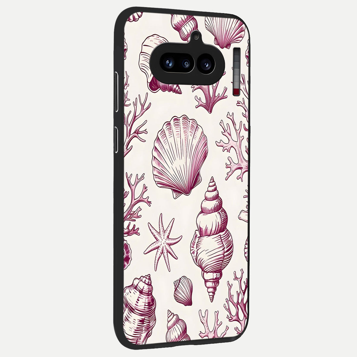 Pink Moo Magic back cover For Nothing Phone 4A slim fit glass case with vibrant aesthetic design