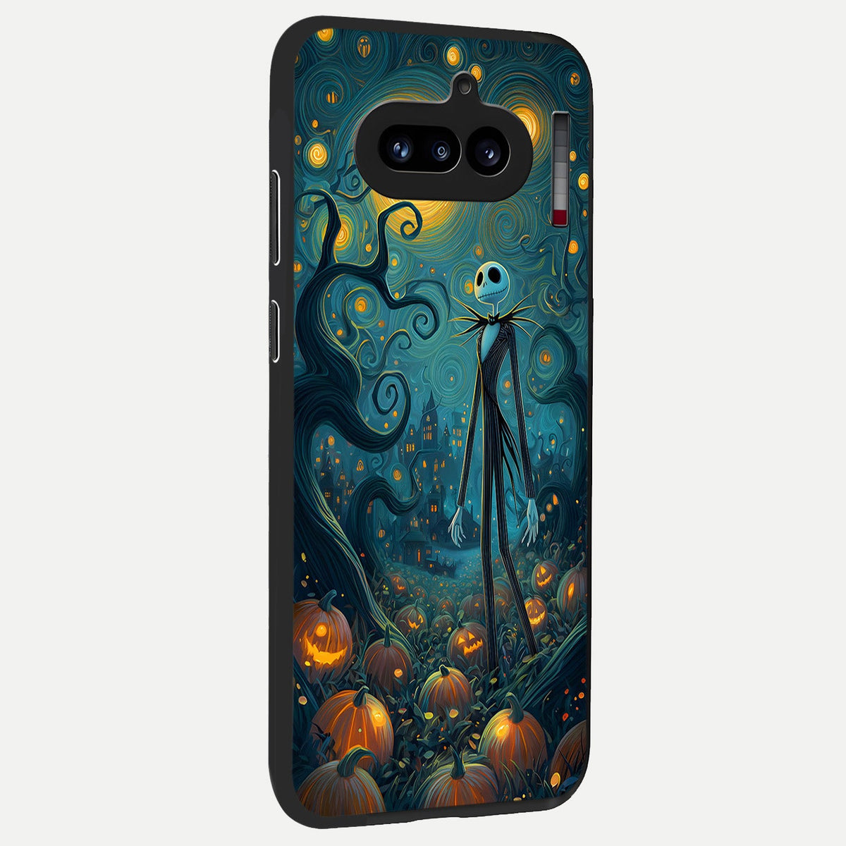 Pumpkin Moonlight Tale back cover For Nothing Phone 4A slim fit glass case with vibrant aesthetic design