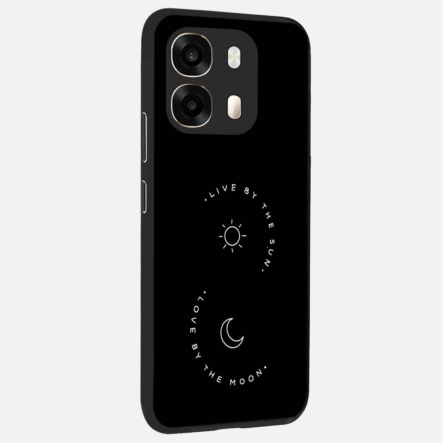 Sunflower Cat Art back cover For Oppo A6 slim fit glass case with vibrant aesthetic design