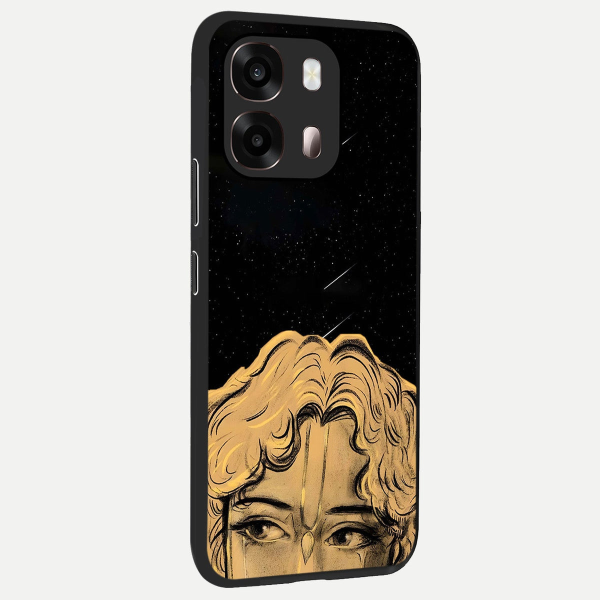 Celestial Gods Plan back cover For Oppo A6 Pro 5G slim fit glass case with vibrant aesthetic design