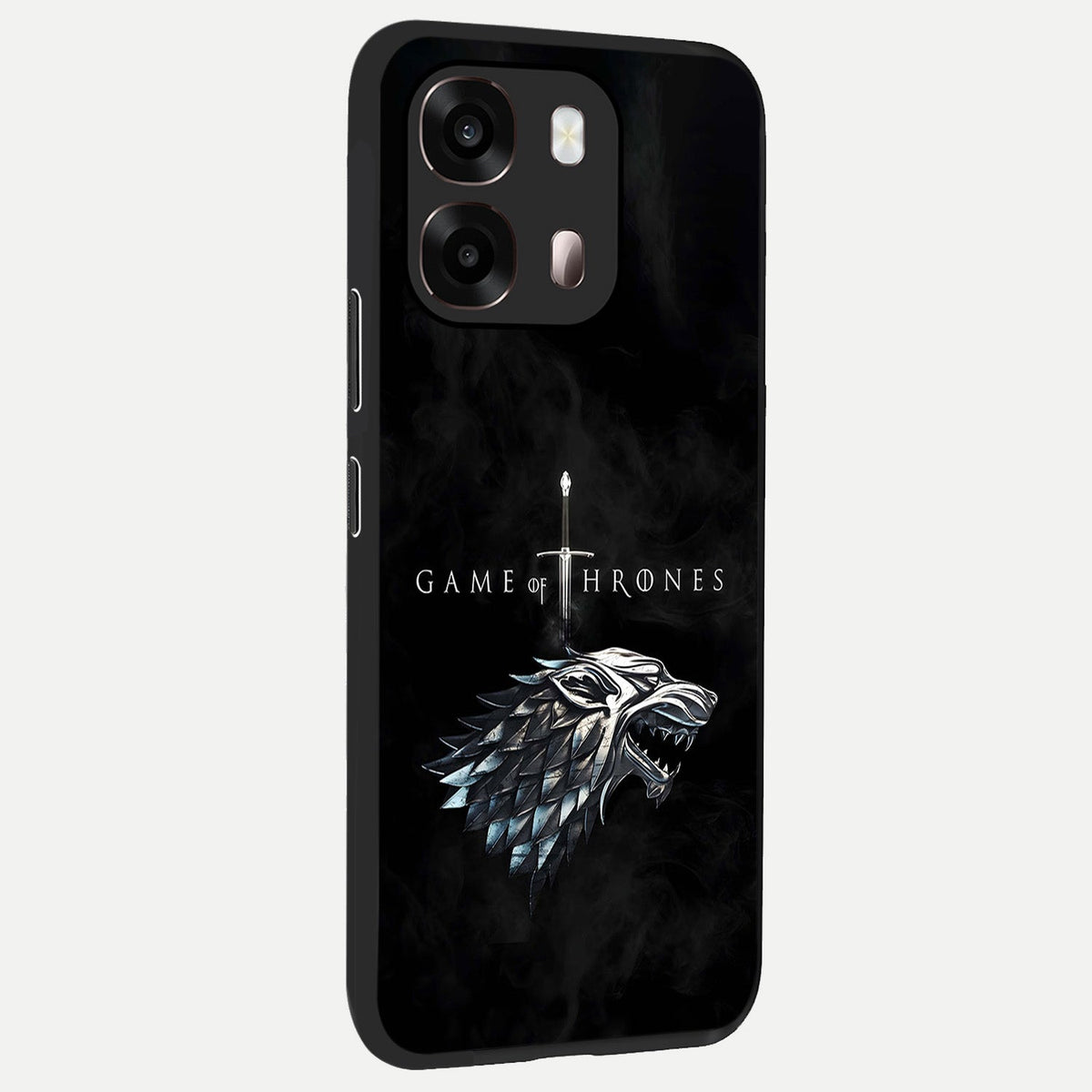 Throne Wolf Legacy back cover For Oppo A6 Pro 5G slim fit glass case with vibrant aesthetic design