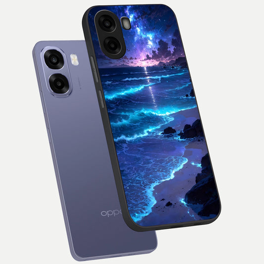 Classic Damn Look phone case For Oppo A6s showing premium glass back cover with detailed artwork