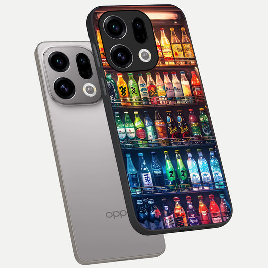 Colorfull Tree phone case For Oppo Find X9 showing premium glass back cover with detailed artwork