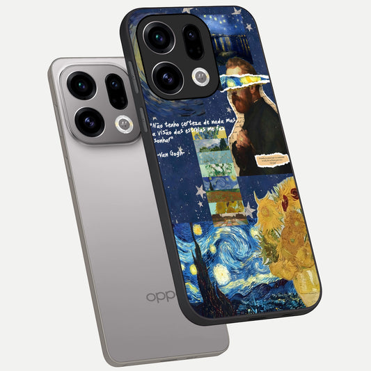 Starry Dream Vision phone case For Oppo Find X9 showing premium glass back cover with detailed artwork