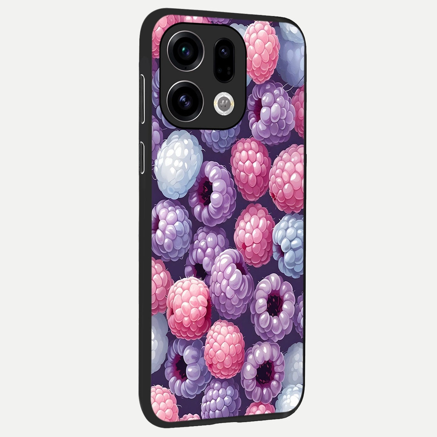 Berry Candy Pop back cover For Oppo Find X9 slim fit glass case with vibrant aesthetic design