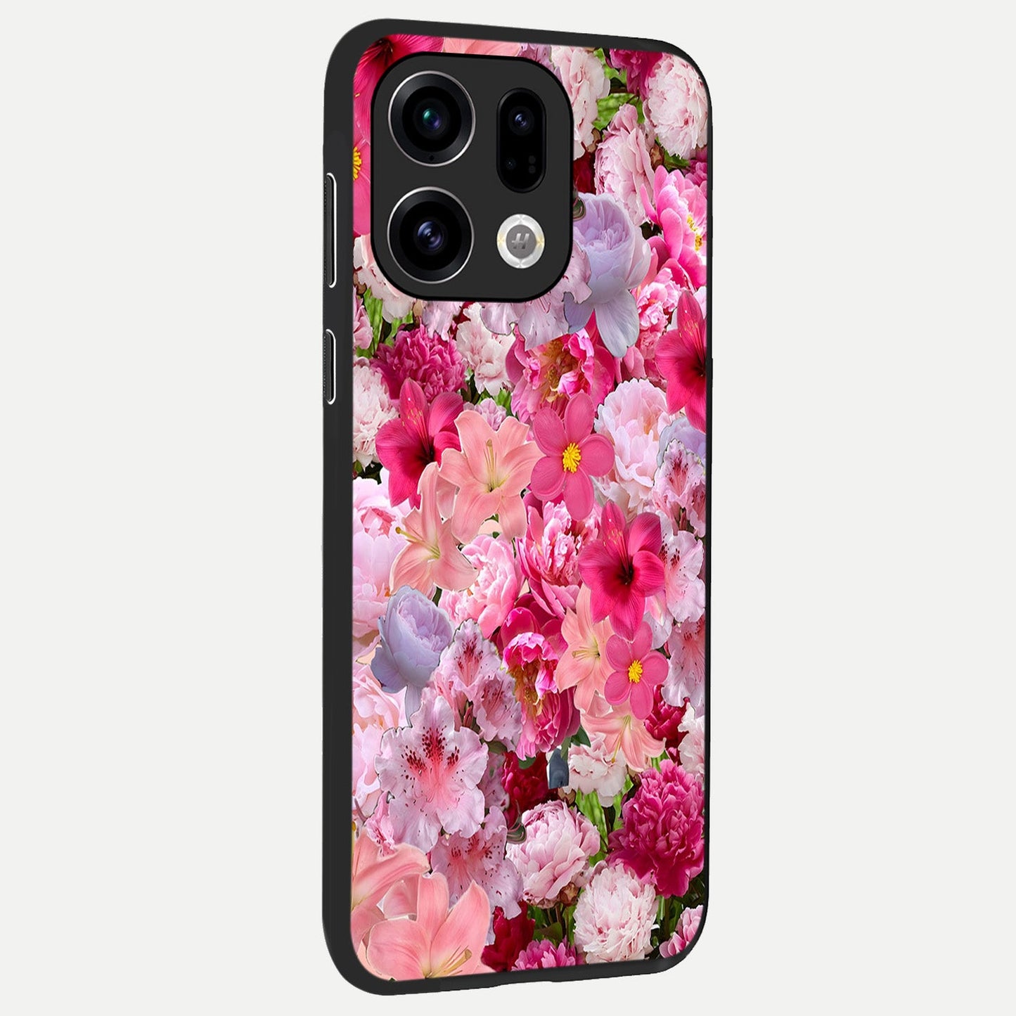 Bloom Crush Fantasy back cover For Oppo Find X9 slim fit glass case with vibrant aesthetic design