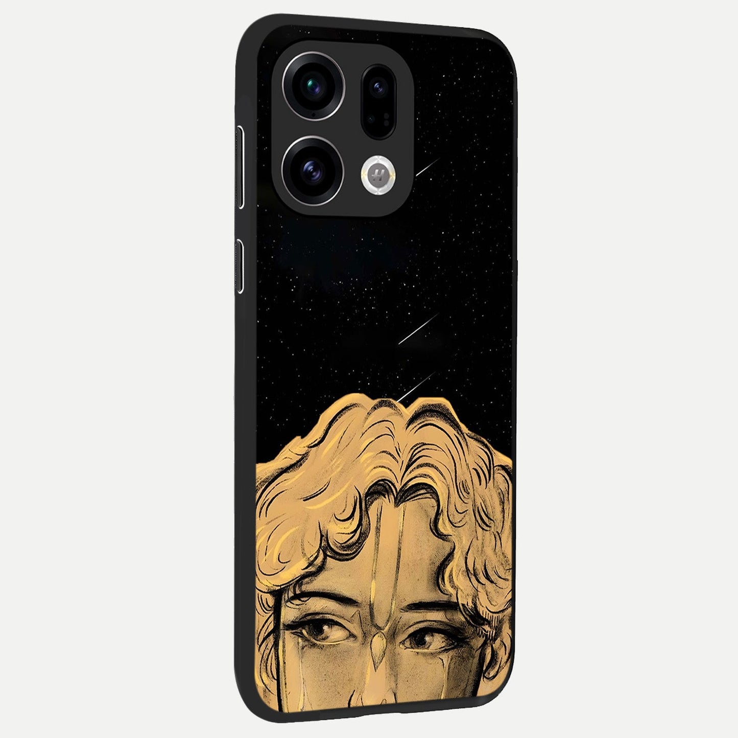 Celestial Gods Plan back cover For Oppo Find X9 slim fit glass case with vibrant aesthetic design