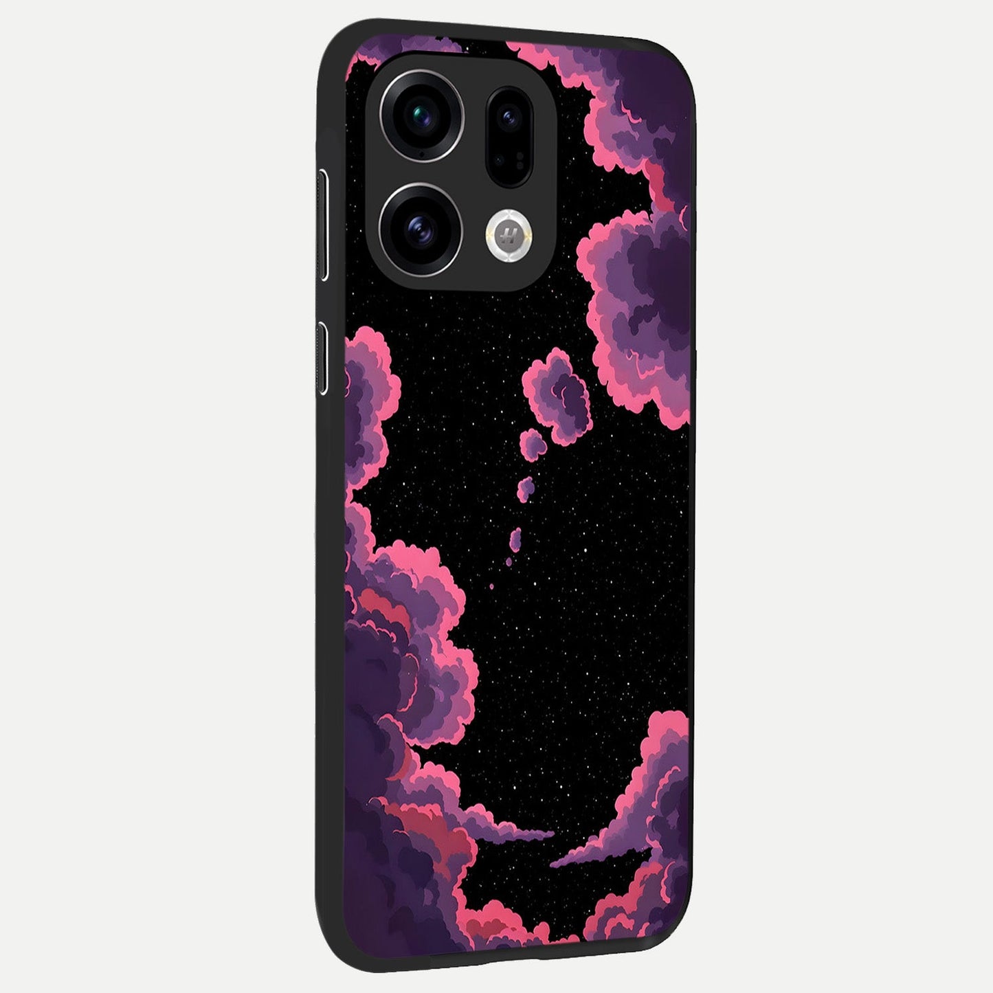 Cosmic Cloud Journey back cover For Oppo Find X9 slim fit glass case with vibrant aesthetic design