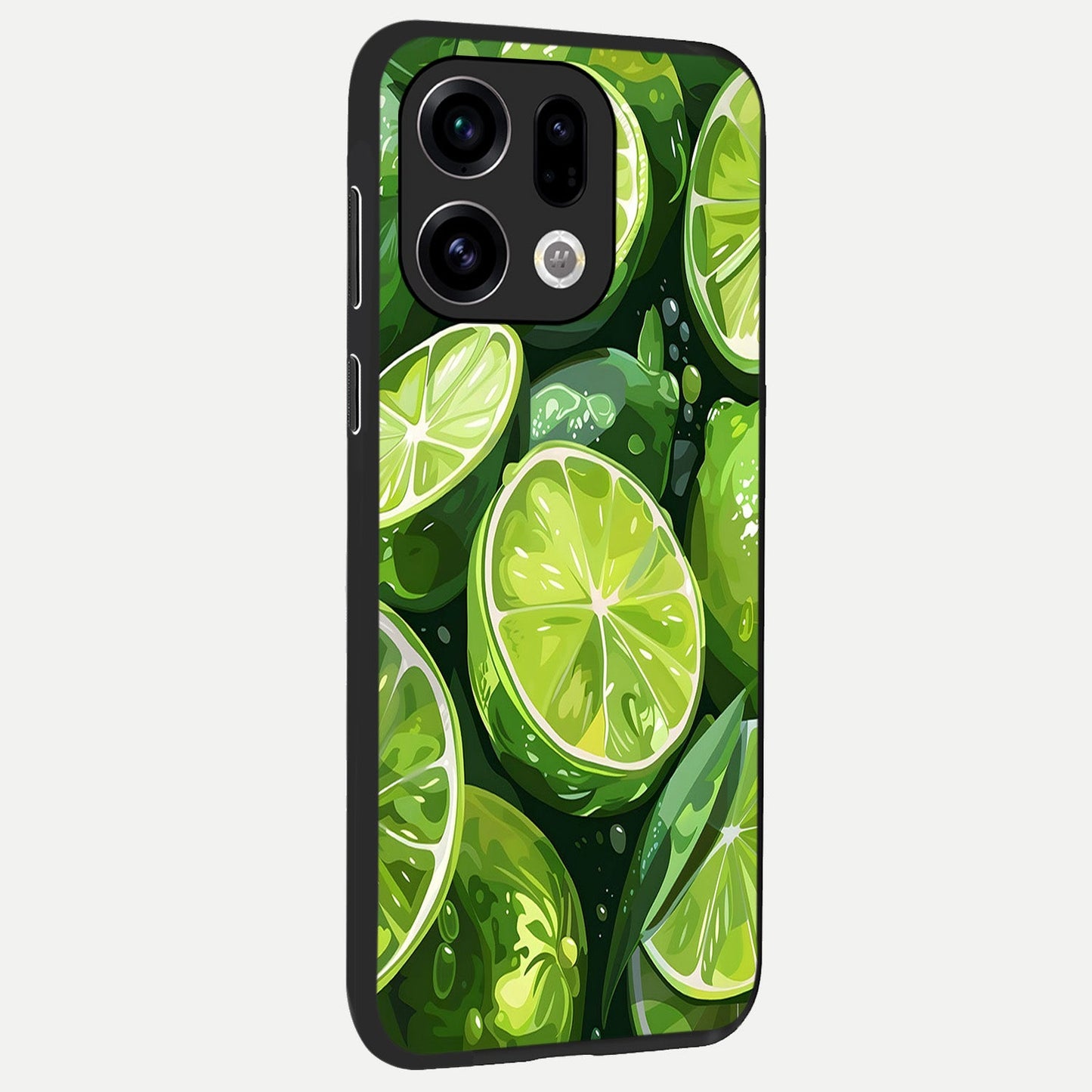 Green Kawasaki back cover For Oppo Find X9 slim fit glass case with vibrant aesthetic design