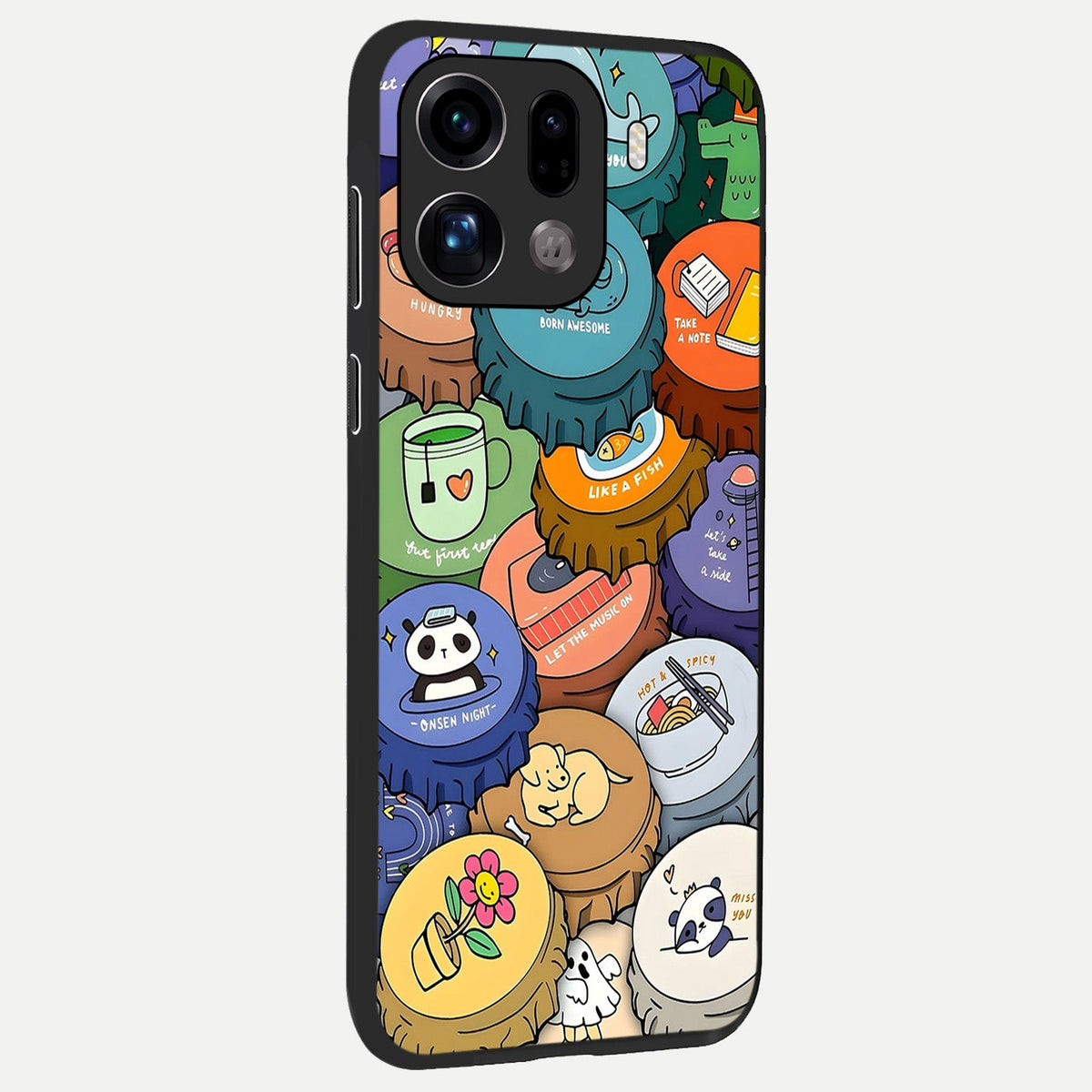 Coins Patterns back cover For Oppo Find X9 Pro slim fit glass case with vibrant aesthetic design