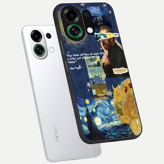 Starry Dream Vision phone case For Oppo K13 Turbo showing premium glass back cover with detailed artwork