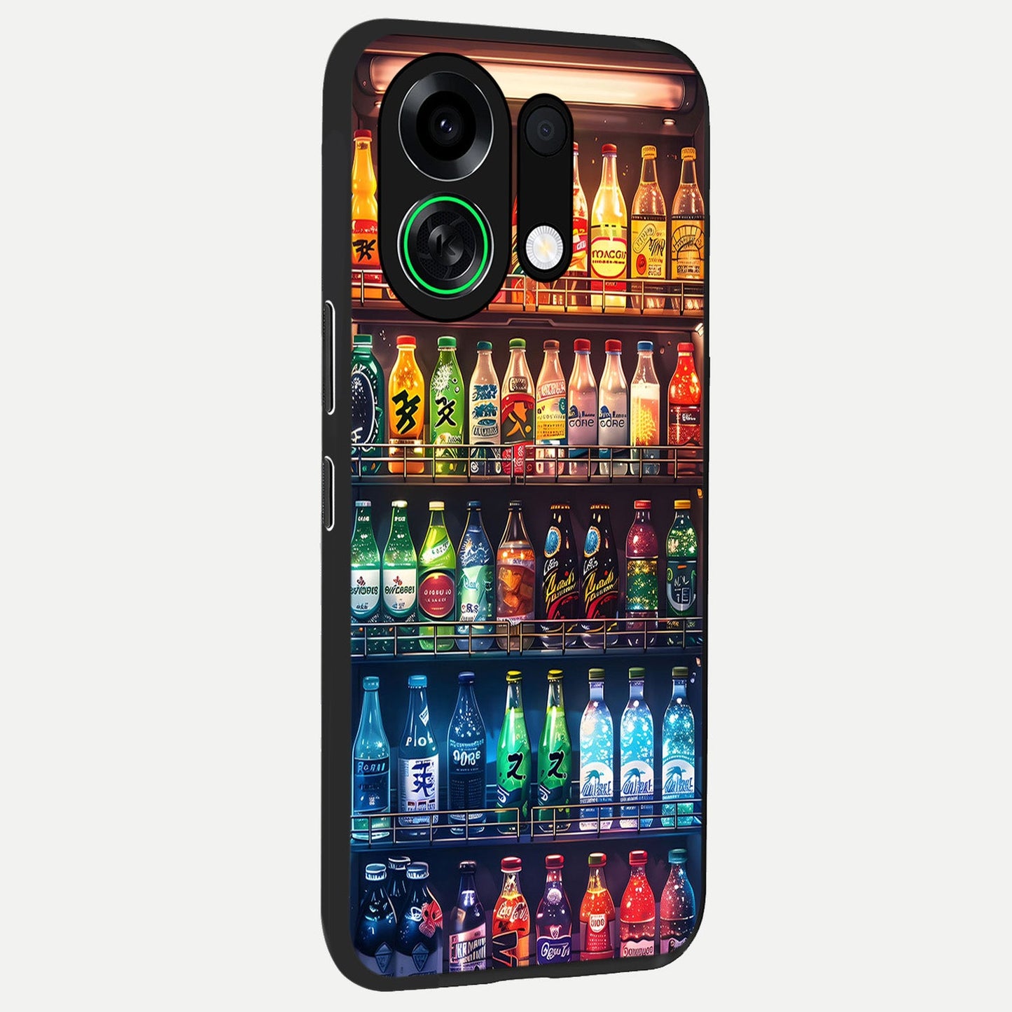 Colorfull Tree back cover For Oppo K13 Turbo slim fit glass case with vibrant aesthetic design