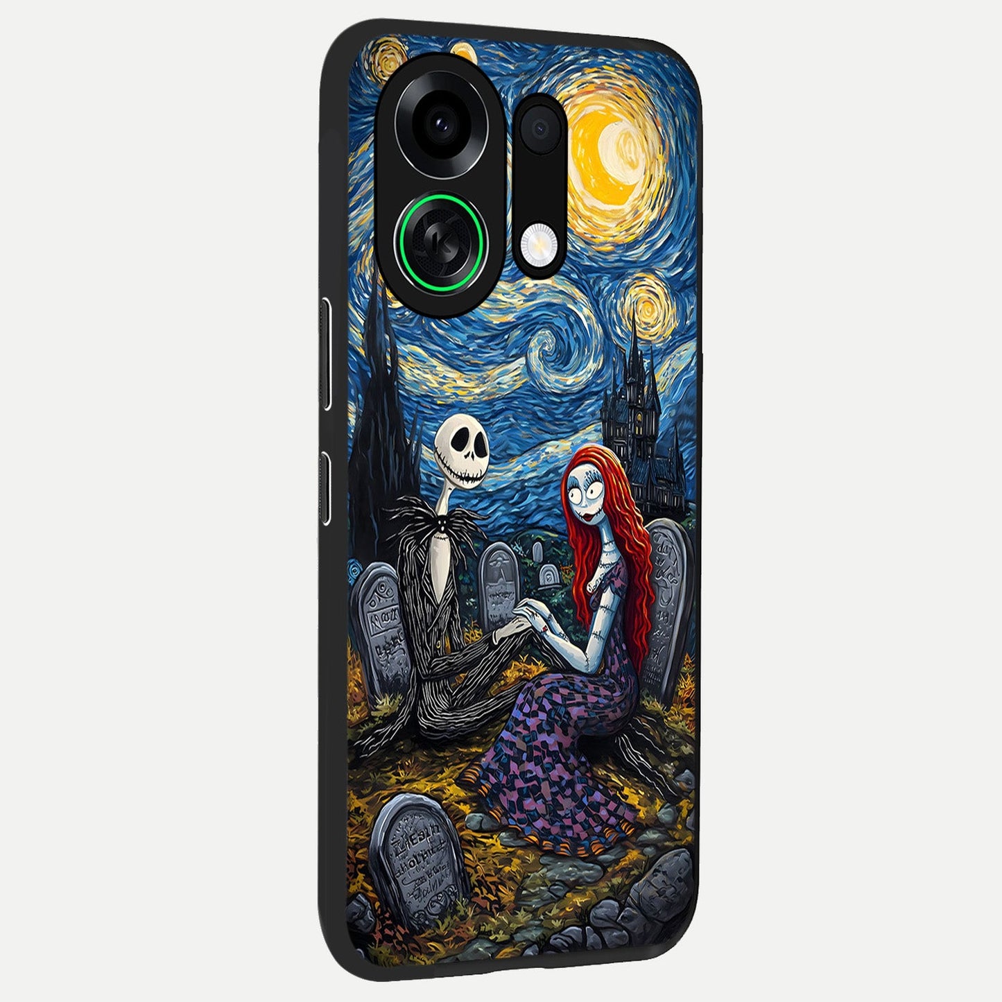 Eternal Night Love back cover For Oppo K13 Turbo slim fit glass case with vibrant aesthetic design