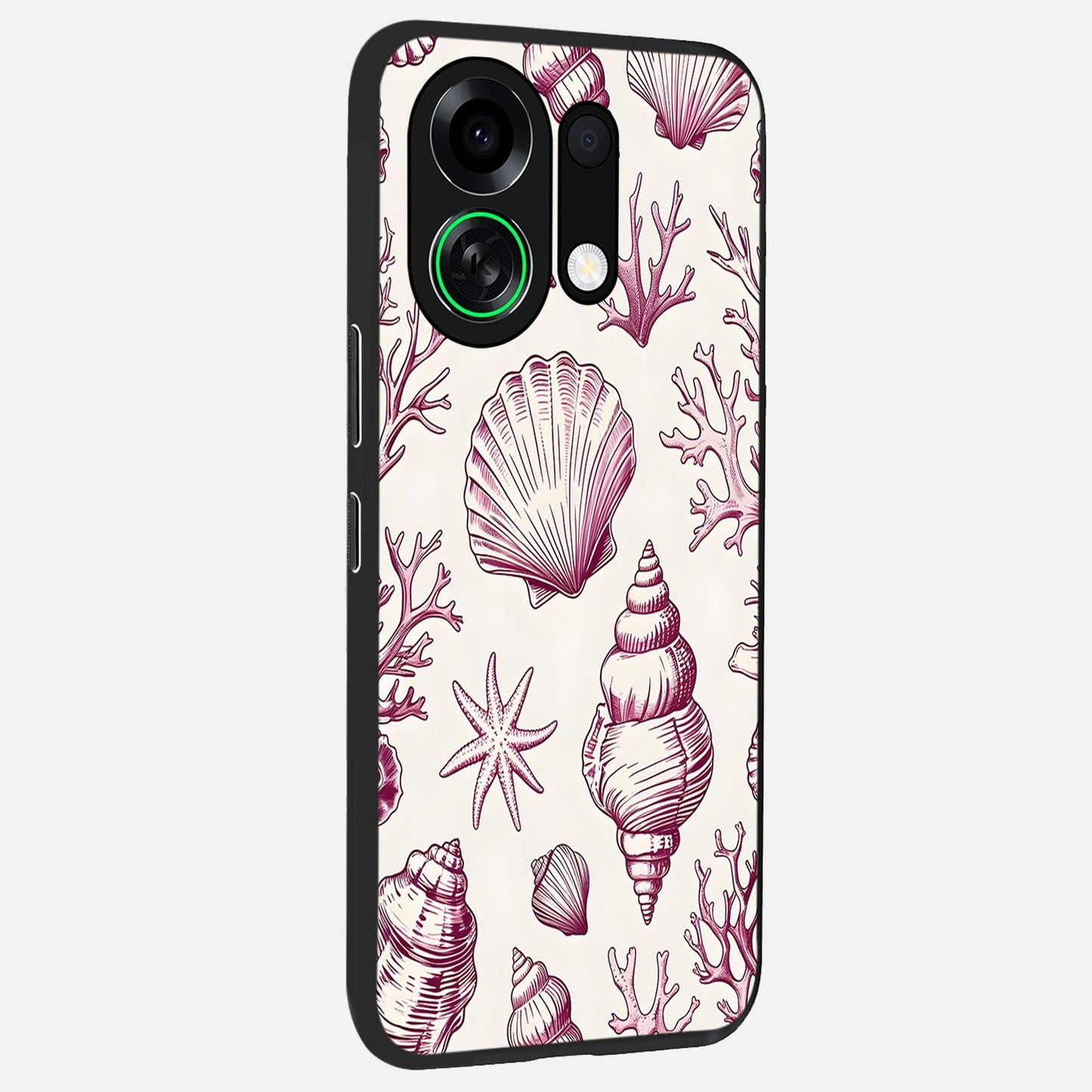 Pink Power Sparks back cover For Oppo K13 Turbo slim fit glass case with vibrant aesthetic design