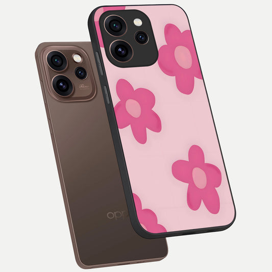 Candy Bloom Dreams phone case For Oppo Reno 15 Pro showing premium glass back cover with detailed artwork