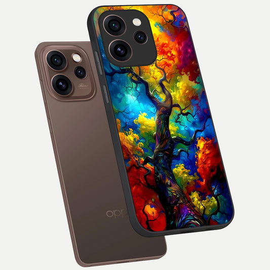Colorful Soda Bottles phone case For Oppo Reno 15 Pro showing premium glass back cover with detailed artwork