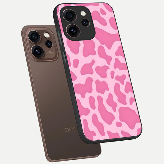Pinkish Scenery phone case For Oppo Reno 15 Pro showing premium glass back cover with detailed artwork