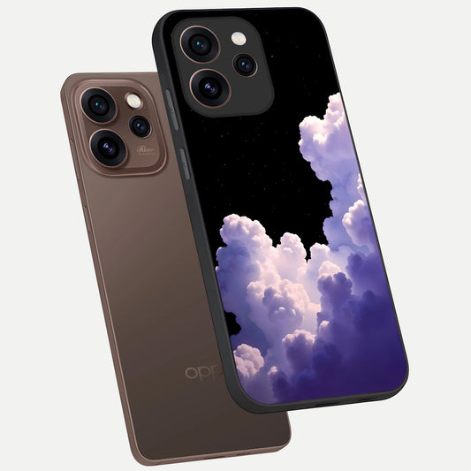 Starlit Night Whispers phone case For Oppo Reno 15 Pro showing premium glass back cover with detailed artwork