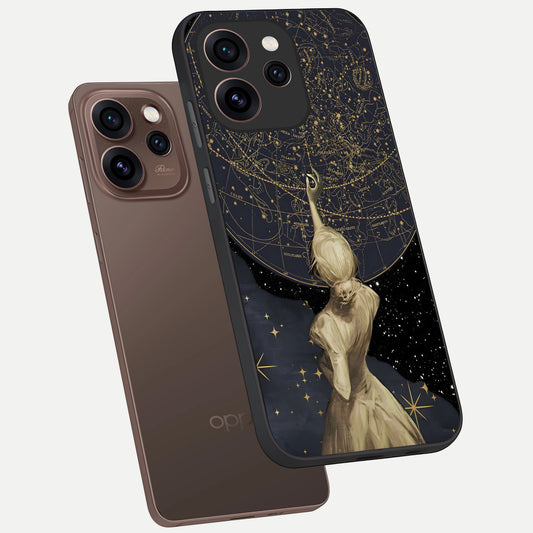 Taylor Swift Girl phone case For Oppo Reno 15 Pro showing premium glass back cover with detailed artwork