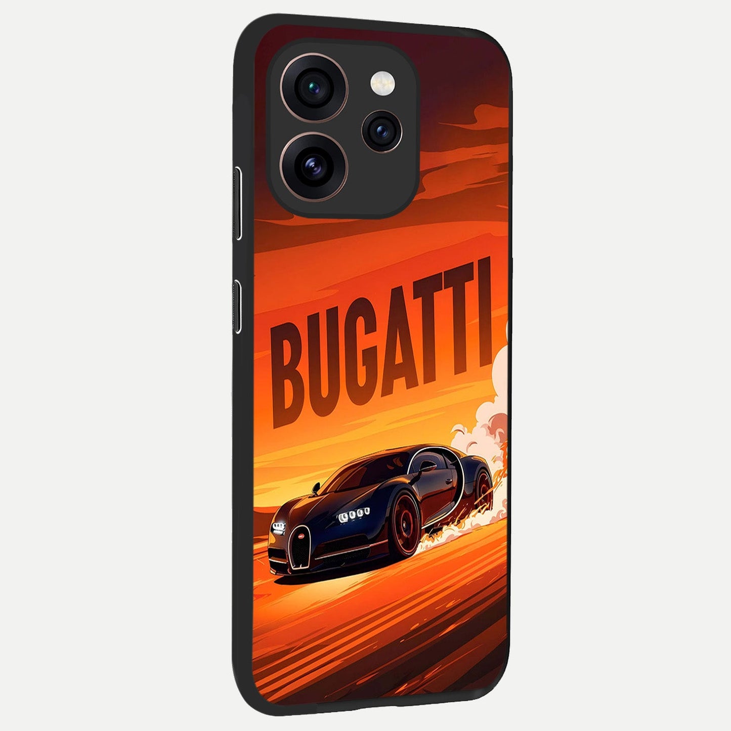 Inferno Bugatti Storm back cover For Oppo Reno 15 Pro slim fit glass case with vibrant aesthetic design