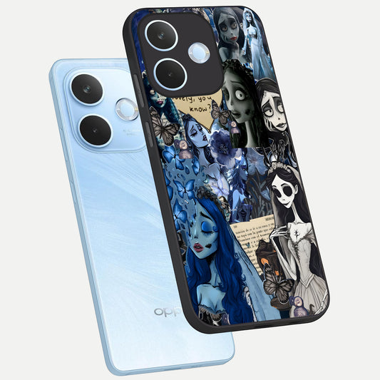 Corpse Bride Posters phone case For Oppo Reno 15 Pro mini showing premium glass back cover with detailed artwork