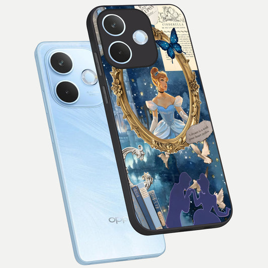 Midnight Queen phone case For Oppo Reno 15 Pro mini showing premium glass back cover with detailed artwork